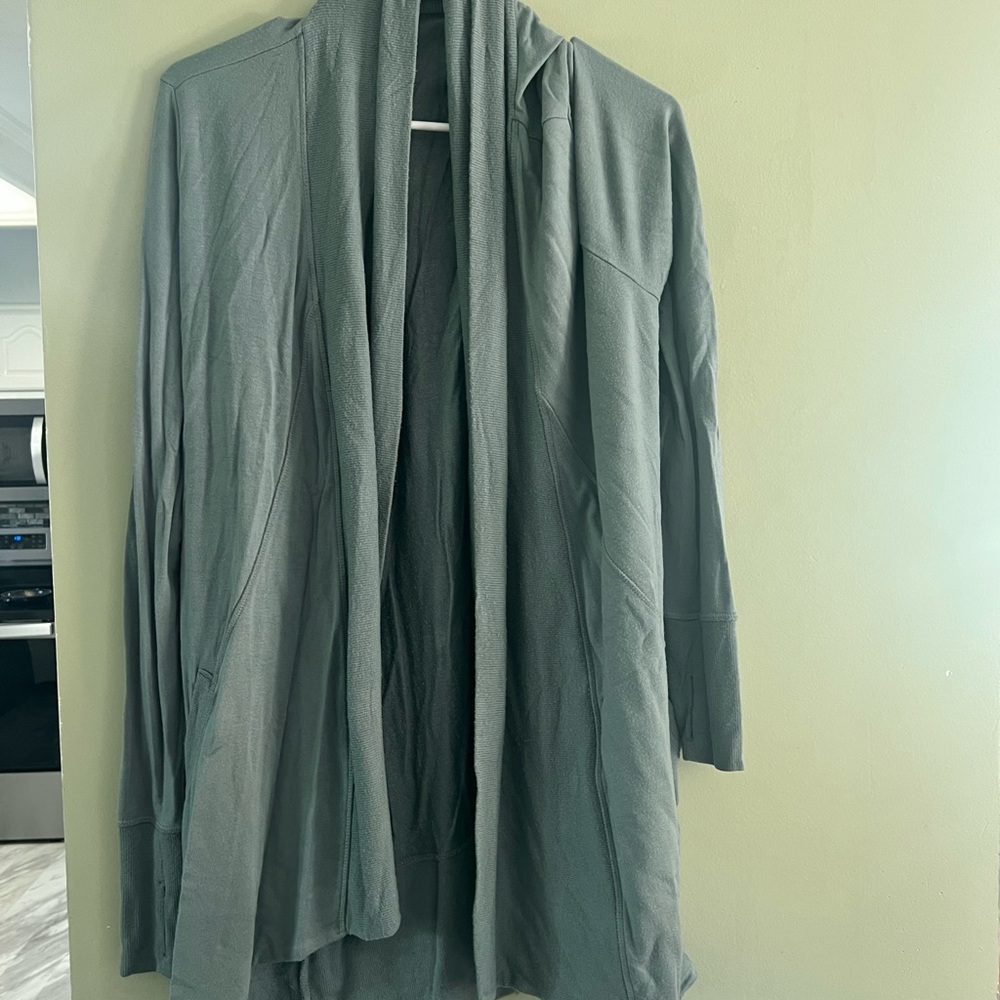 Athleta Gray Knit Cardigan